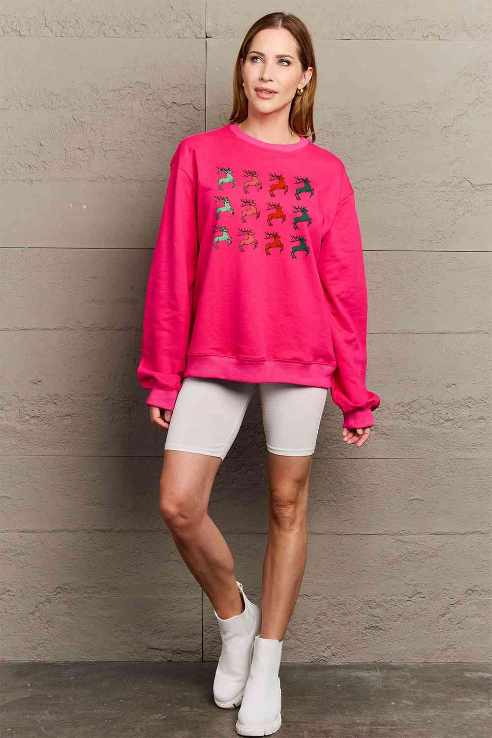 Simply Love Full Size Graphic Long Sleeve Sweatshirt