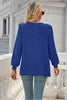 Round Neck Long Sleeve Top