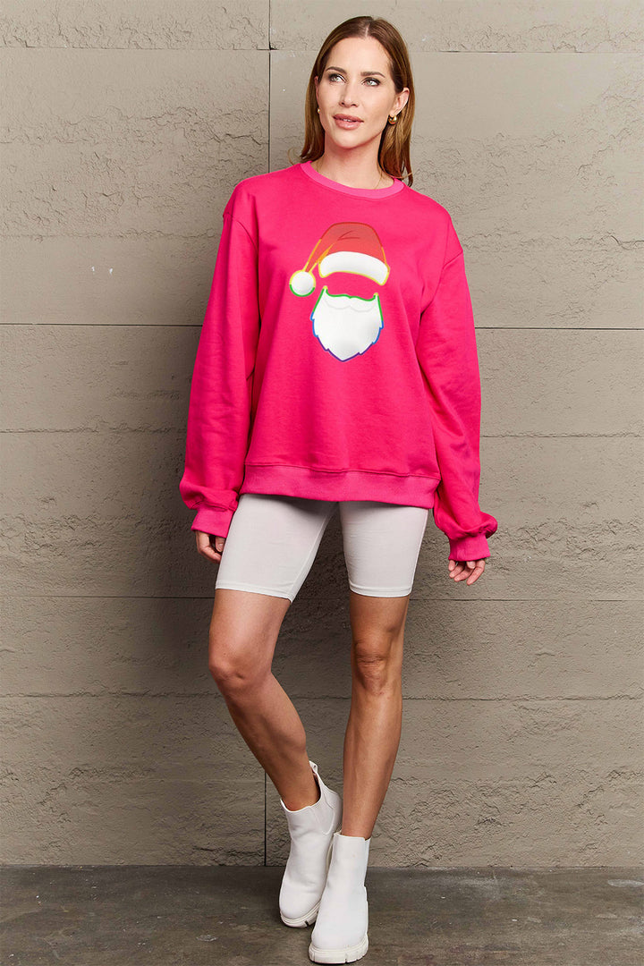 Simply Love Full Size Graphic Round Neck Sweatshirt