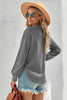 Side Slit Drop Shoulder Sweatshirt - BELLATRENDZ