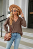 V-Neck Long Sleeve T-Shirt