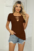 Twisted V-Neck T-Shirt