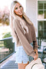 Round Neck Drop Shoulder Long Sleeve Top