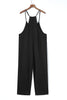 Pocketed Spaghetti Strap Wide Leg Jumpsuit