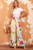 Multicolored High Waist Wide Leg Pants - BELLATRENDZ