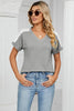 V-Neck Short Sleeve T-Shirt