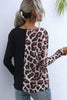 Leopard V-Neck Tie Front Top - BELLATRENDZ