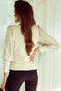 Buttoned Cuffs Shiny Puff Sleeves Top