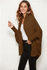 Open Front Batwing Sleeve Cardigan