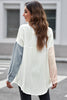 Textured Drop Shoulder Longline Shirt