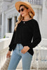 Round Neck Long Sleeve Top