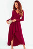 Lace High-Low V-Neck Dress - BELLATRENDZ