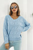 V-Neck Drop Shoulder Sweater