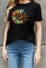 Simply Love Full Size Flower Slogan Graphic Cotton Tee