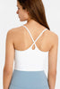 Crisscross Back Scoop Neck Sports Cami - BELLATRENDZ