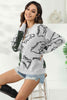 Dinosaur Print Pullover Sweater