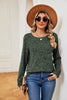 Heathered Round Neck Top