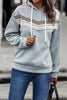 Contrast Fringe Detail Dropped Shoulder Hoodie - BELLATRENDZ