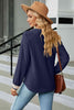 V-Neck Long Sleeve Blouse