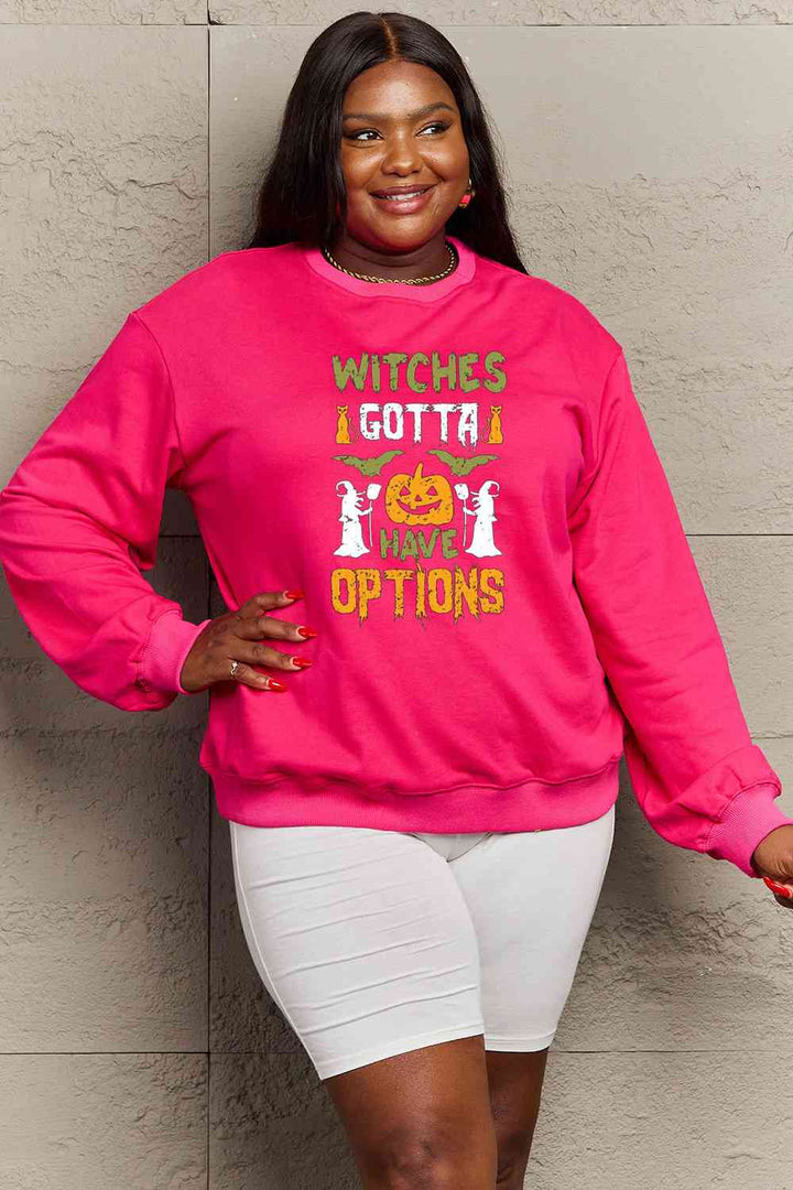 Simply Love Full Size Graphic Drop Shoulder Sweatshirt