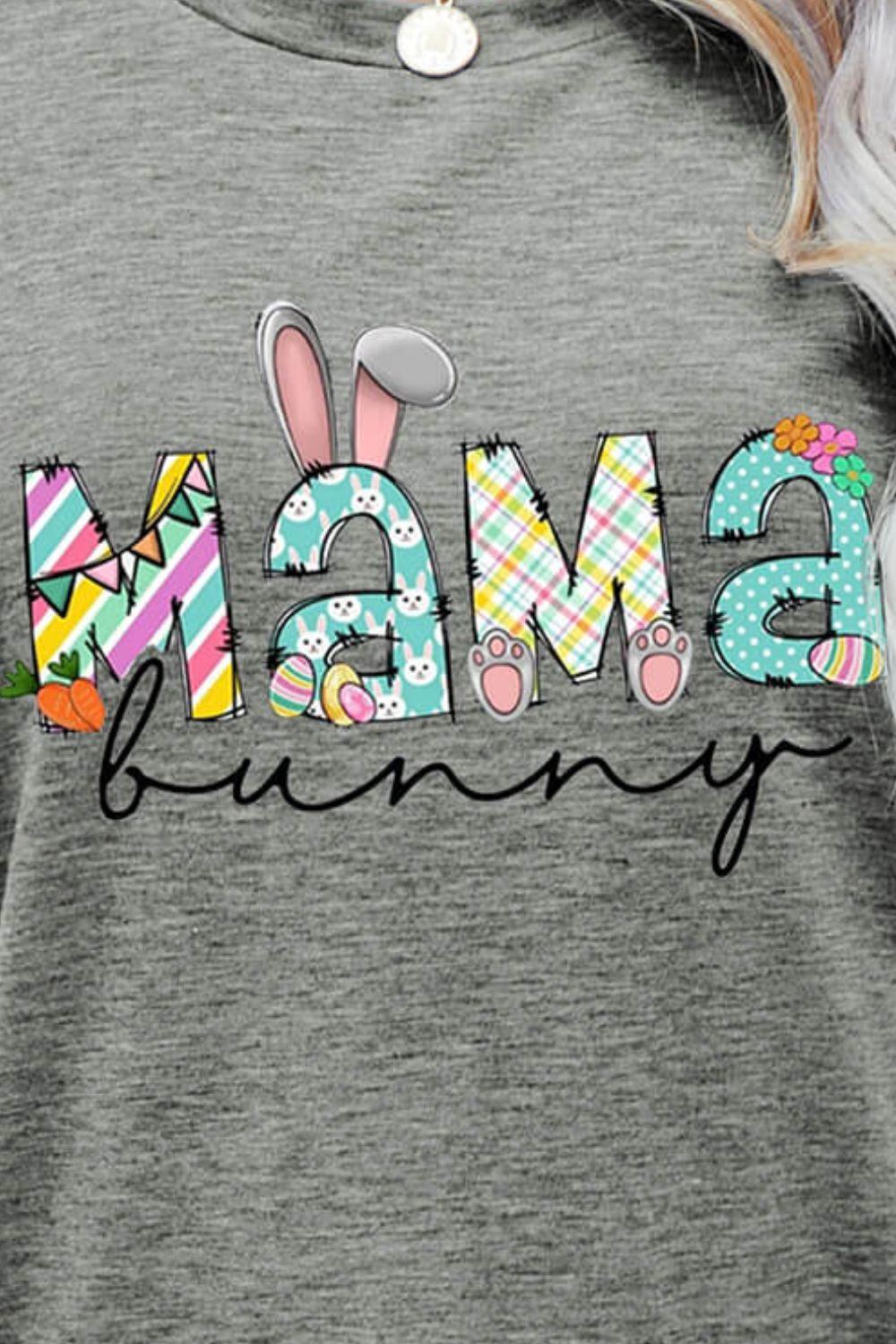 MAMA BUNNY Easter Graphic Tee - BELLATRENDZ