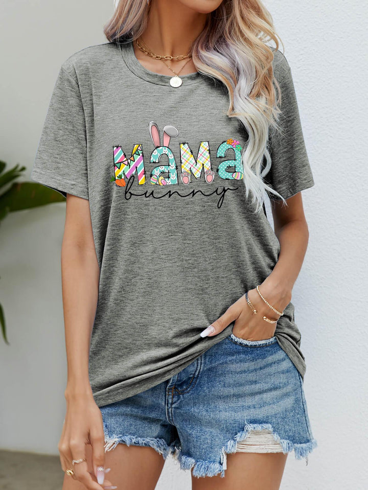 MAMA BUNNY Easter Graphic Tee - BELLATRENDZ