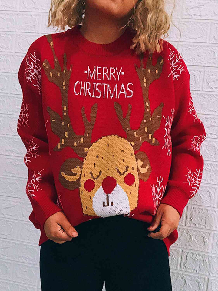 Christmas Element Long Sleeve Sweater