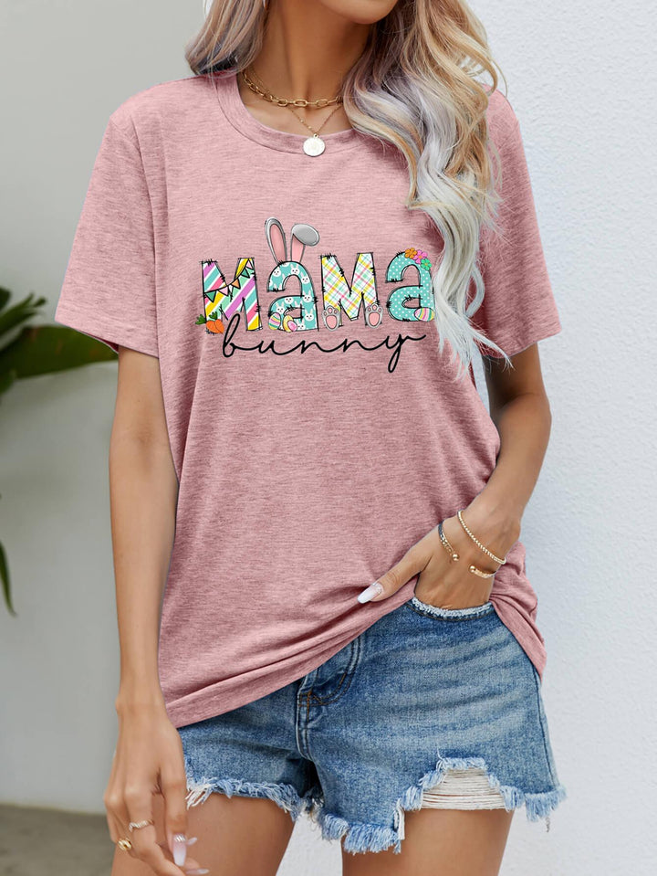 MAMA BUNNY Easter Graphic Tee - BELLATRENDZ