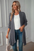 Open Front Long Sleeve Cardigan