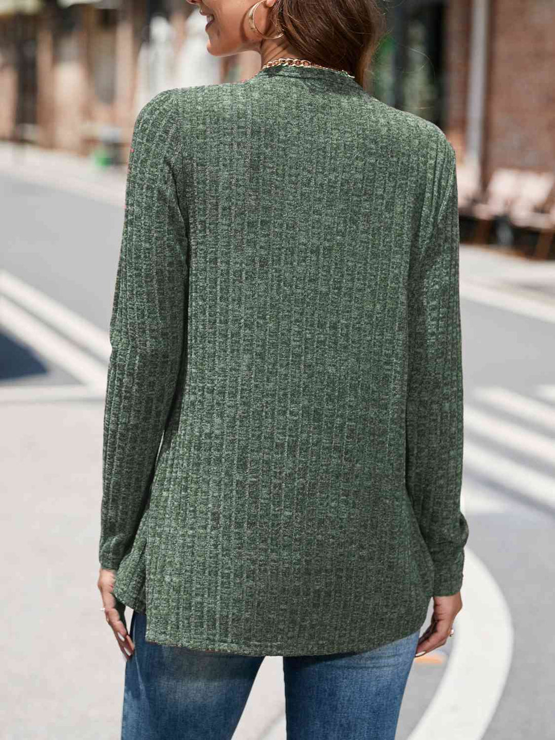 Round Neck Long Sleeve T-Shirt