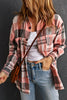 Plaid Dropped Shoulder Longline Shirt