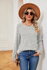 Heathered Round Neck Top