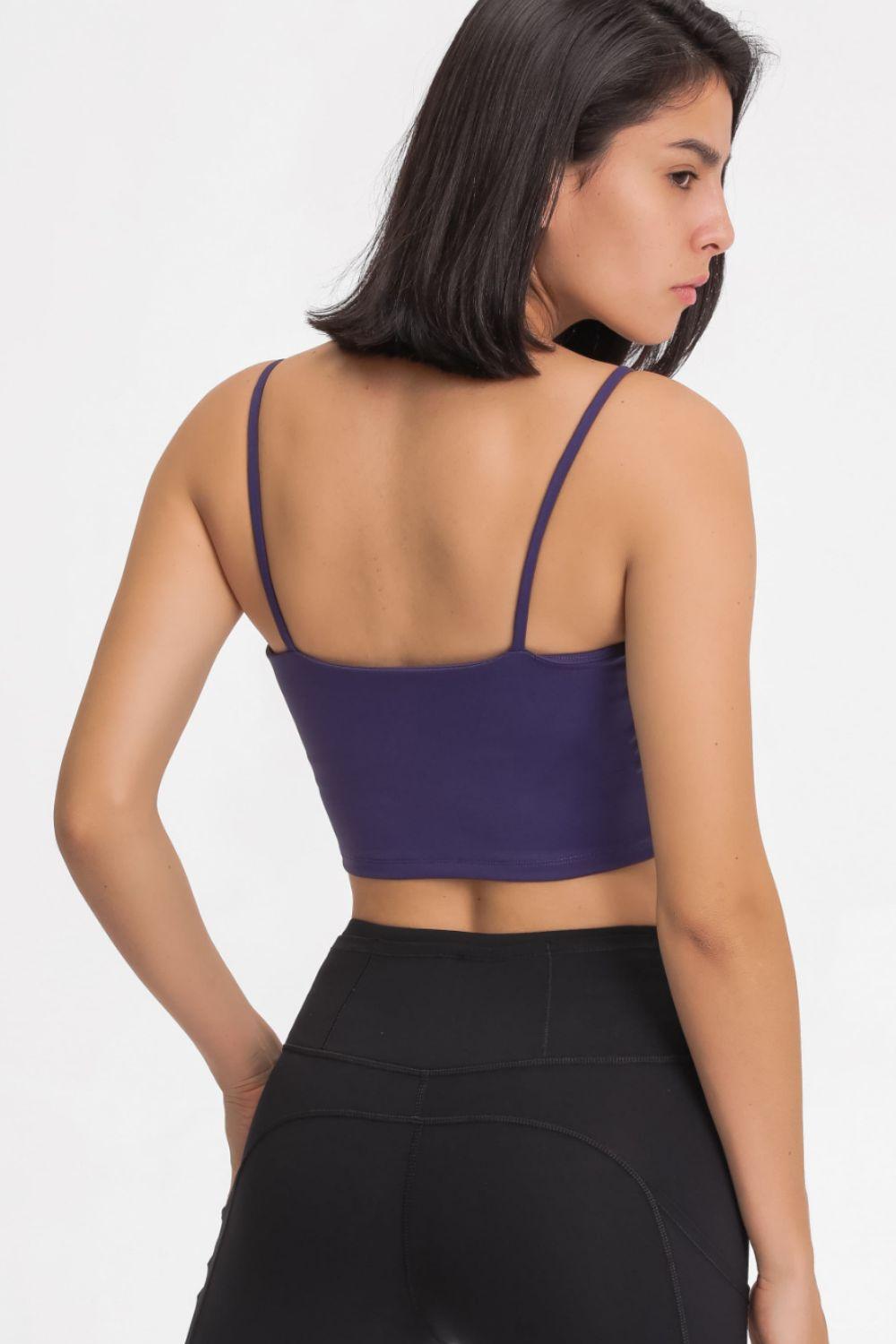 Feel Like Skin Scoop Neck Sports Cami - BELLATRENDZ