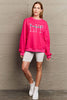 Simply Love Full Size LIT Long Sleeve Sweatshirt