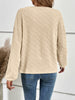 Half Button Long Sleeve Top