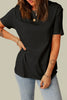 Distressed Round Neck Tee