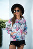 Printed Dropped Shoulder Hoodie - BELLATRENDZ