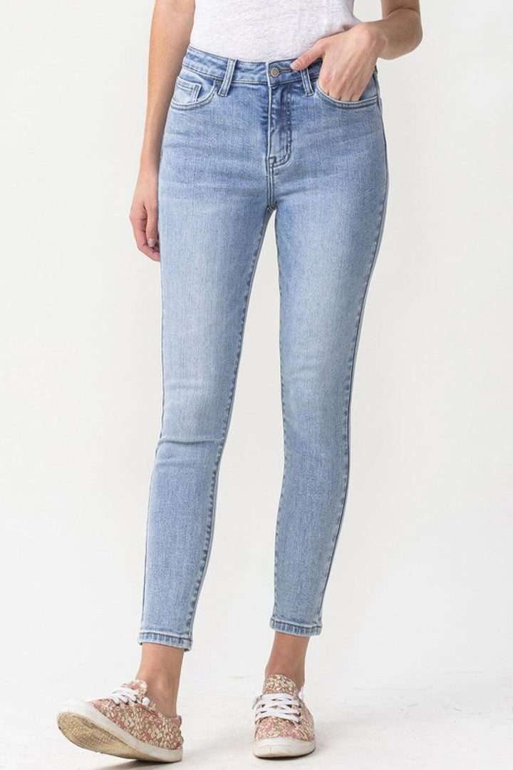 Lovervet Full Size Talia High Rise Crop Skinny Jeans - BELLATRENDZ