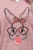 Easter Bunny Graphic Round Neck T-Shirt - BELLATRENDZ