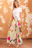 Multicolored High Waist Wide Leg Pants - BELLATRENDZ