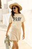 Simply Love Full Size PRAY Round Neck T-Shirt