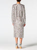 Sequin Cardigan and Straight Dress Set