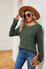 Heathered Round Neck Top