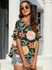 Floral Ruffled Flounce Sleeve Blouse - BELLATRENDZ