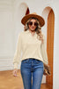 Johnny Collar Long Sleeve Top