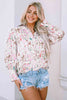 Printed Collared Neck Long Sleeve Shirt