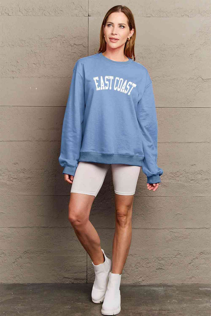 Simply Love Full Size EAST COAST Graphic Sweatshirt