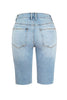 Distressed Pocketed Denim Shorts