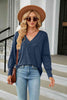 V-Neck Long Sleeve T-Shirt