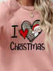 CHRISTMAS Graphic Round Neck Sweatshirt